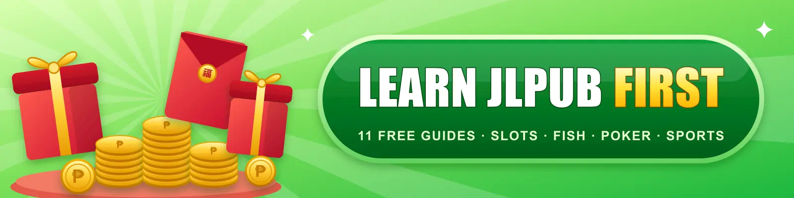 Learn JLPUB first: 11 free guides to slots, fishing, poker and sports